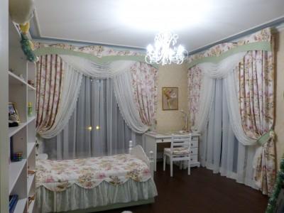 Заказать пошив штор в спальню в Красноярске